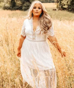 D & J Industries Nobody But You Dress - White