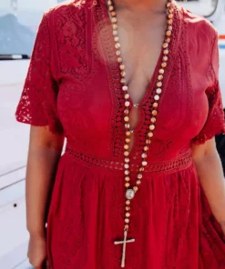 D & J Industries Sale! Nobody But You Dress - Wine