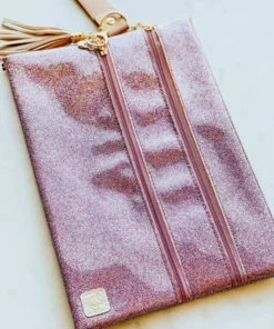 Southern Grace Pink Disco Double Zipper Bag New Arrivals