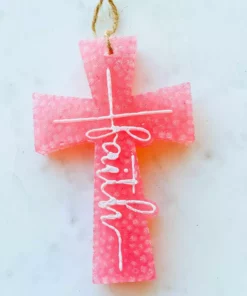 Southern Custom Designs Faith Cross Freshie Accessories