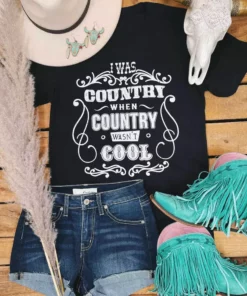 GTN I Was Country Tee Clothing