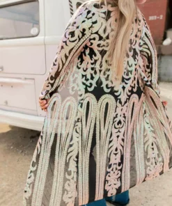 Dongguan Haohoo Clothing CO., Ltd PREORDER The Royal Sequin Duster - Bubblegum Pre-Orders