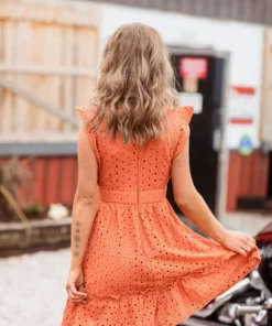 D & J Industries Born Ready Dress - Rust Deal Of The Day