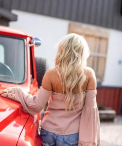 D & J Industries Lace Talk About It Top - Latte New Arrivals