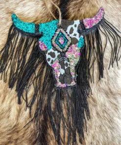 Southern Custom Designs Seriously Sassy Steer Fringe Freshie