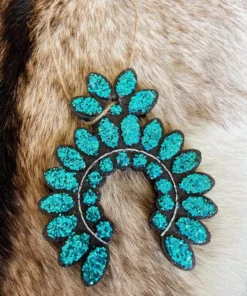 Southern Custom Designs Turquoise Squash Blossom Freshie Accessories