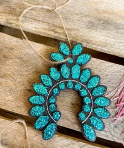 Southern Custom Designs Turquoise Squash Blossom Freshie Accessories
