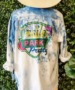 Raisin Arrows Trailer Park Pretty Denim Shirt