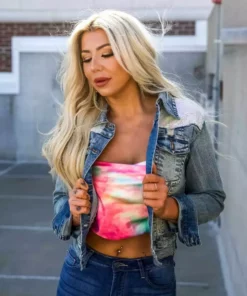 Dongguan Haohoo Clothing CO., Ltd The Jean Jacket - Light Sequin