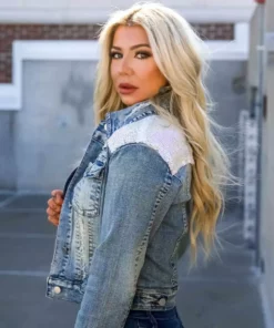 Dongguan Haohoo Clothing CO., Ltd The Jean Jacket - Light Sequin