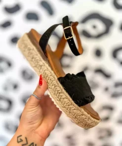 Olem Shoe Corporation I'm The Only Wedge You Need - Black New Arrivals