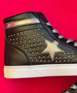 Olem Shoe Corporation Studded Starlight Sneakers - Black