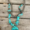 Southern Grace New Arrivals Take Me To The Rodeo Turquoise Necklace