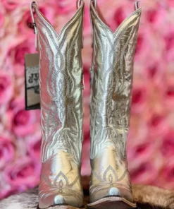 Lane Boots Nighthawk Boot By Lane - Champagne Metallic New Arrivals