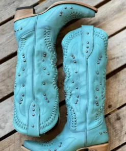 Lane Boots Cossette Boot By Lane - Turquoise Blaze