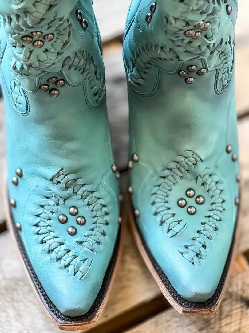 Lane Boots Cossette Boot By Lane - Turquoise Blaze