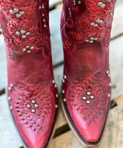 Lane Boots Cossette Boot By Lane - Smoldering Ruby New Arrivals