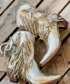 Lane Boots New Arrivals Spirit Animal Shortie - Champagne Metallic