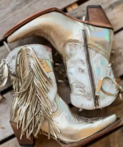 Lane Boots New Arrivals Spirit Animal Shortie - Champagne Metallic