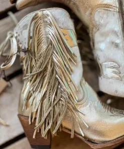 Lane Boots New Arrivals Spirit Animal Shortie - Champagne Metallic