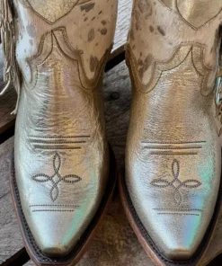 Lane Boots New Arrivals Spirit Animal Shortie - Champagne Metallic