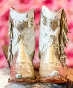 Lane Boots New Arrivals Spirit Animal Shortie - Champagne Metallic