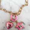 Treasure Jewels, Inc. Good Luck HorseShoe Pink Charms New Arrivals