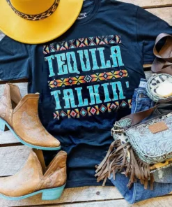 Rowdy Crowd Clothing New Arrivals Tequila Talkin T-shirt