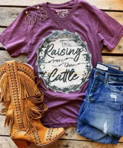 Rowdy Crowd Clothing New Arrivals Raising More Than Cattle T-shirt