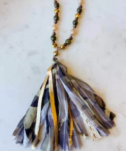 Your Fashion Wholesale Camo Tassel Necklace - Camouflage Deal Of The Day