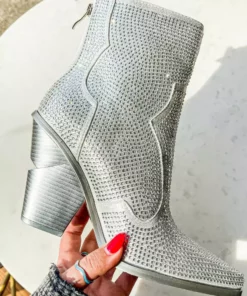 Azalea Wang Soulard Bootie - Silver