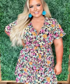 D & J Industies Co., LTD. PREORDER Finders Keepers Black Floral Dress Pre-Orders