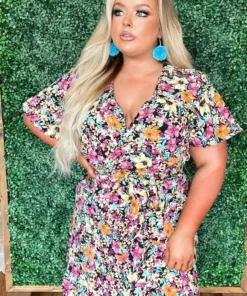 D & J Industies Co., LTD. PREORDER Finders Keepers Black Floral Dress Pre-Orders