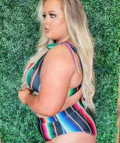 Sylon Fashion Co, Ltd New Arrivals Bikini Bottom High Waisted Aztec Print