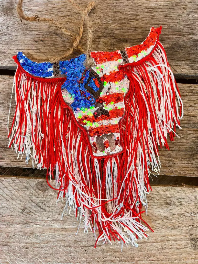 Southern Custom Designs Patriotic Steer Freshie New Arrivals