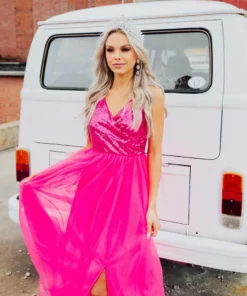 D & J Industries Playing Dress Up Dress - Pink Sale!