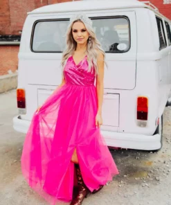 D & J Industries Playing Dress Up Dress - Pink Sale!