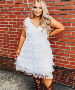 D & J Industries Promise Forever Dress - White