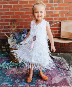 D & J Industries Promise Forever Dress - White