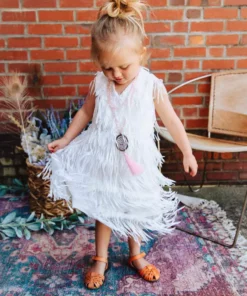 D & J Industries Promise Forever Dress - White