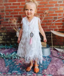 D & J Industries Promise Forever Dress - White