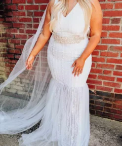 D & J Industries Pure Beauty Dress - White Bridal