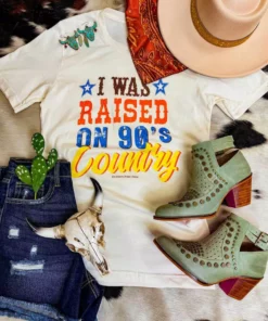 GTN Clothing Raised On 90's Country Tee
