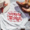 Buckin Barn Redneck Woman Splattered Tee Clothing