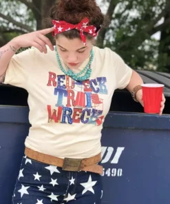 Miss Mud Pie Redneck Train Wreck T-shirt