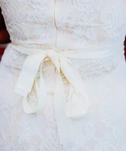 Luxe Apparel Bridal Rhinestone Crowning Moment Belt X3 - Pure Ribbon With Silver