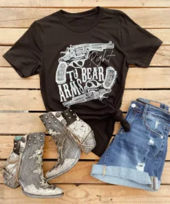 Buckin Barn Right To Bear Arms Tee - Black