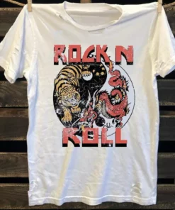 Country Deep Rock N Roll Distressed Tee Clothing