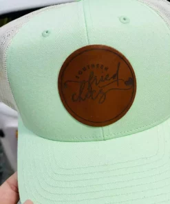 FayCo Accessories SFC Leather Patch Logo Hat - Mint