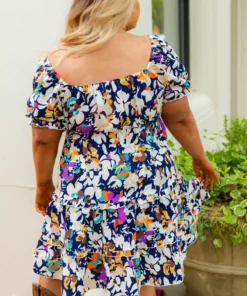 D & J Industries Co., LTD. PREORDER Navy Pushing Petals Dress Pre-Orders